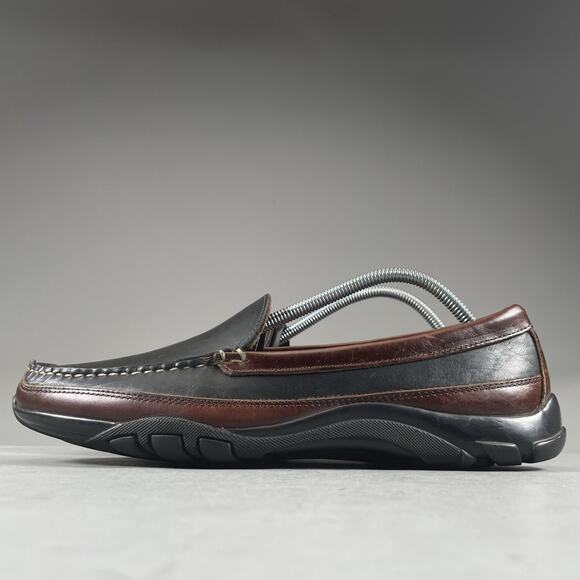 Allen Edmonds Port Washington Boulder Men’s 9.5E Venetian Moc Toe Driving Loafer - Picture 1 of 10